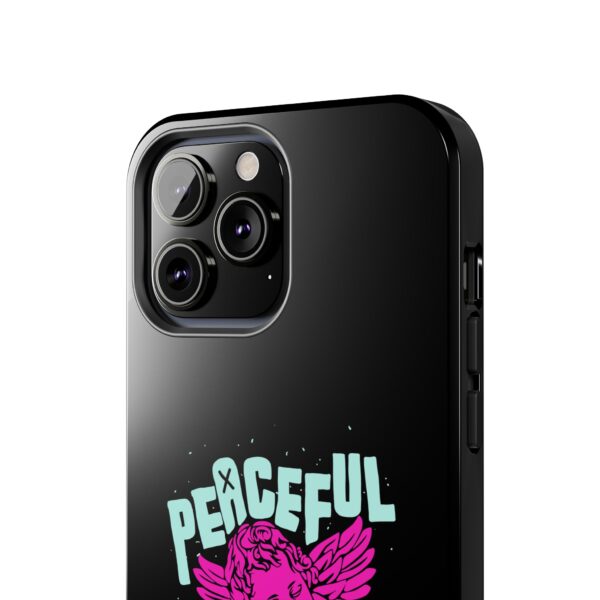 Peaceful Mind Angel Graphic iPhone Case – Chamuel Celestial Art | Angelcore Aesthetic