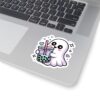 Cute Ghost Boba Sticker – Kawaii Bubble Tea Ghost Vinyl Decal | Spooky Cute Aesthetic