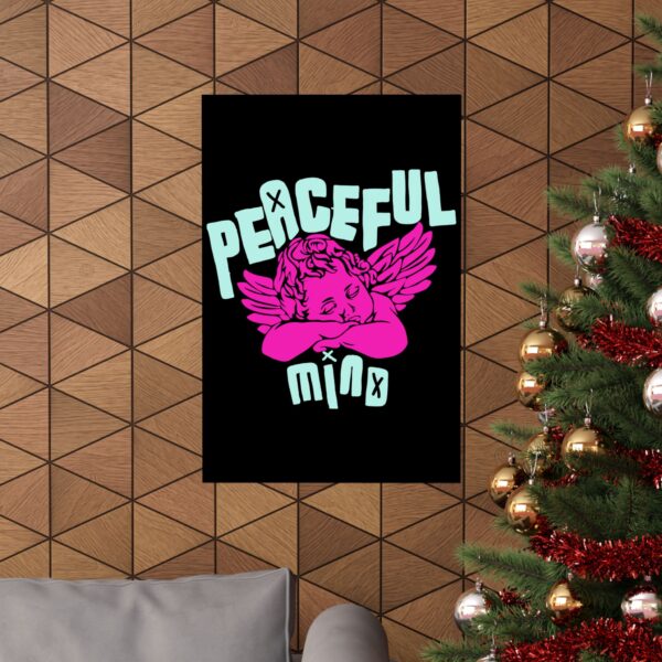 Retro Angel Poster – Pastel Aesthetic Angelcore Wall Art | Cute Vintage Angel Room Decor