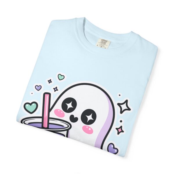 Cute Ghost Boba Tea T-Shirt – Kawaii Ghost Bubble Tea Shirt | Funny Spooky Cute Graphic Tee
