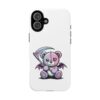 Pastel Goth Teddy Bear Phone Case – Creepy Cute Winged Bear with Scythe | Kawaii Goth Aesthetic Case