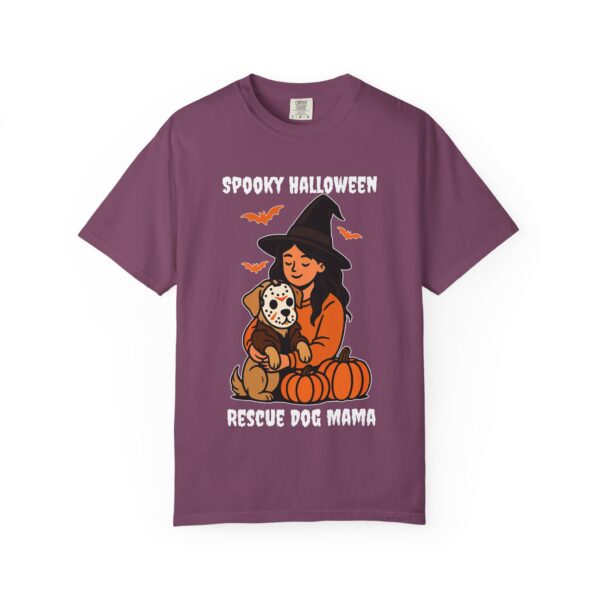 Spooky Rescue Dog Mom Shirt – Halloween Witch Dog Lover Tee | Funny Rescue Dog Mom Gift