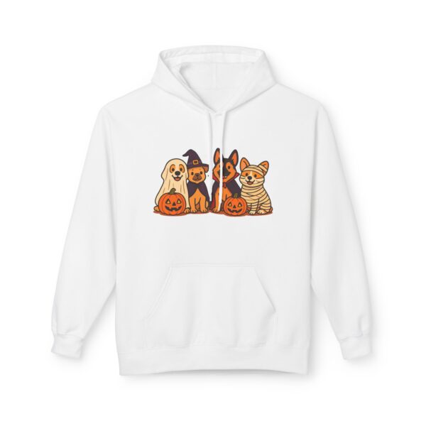 Halloween Pets Hoodie — Cute Dogs & Cat with Pumpkins