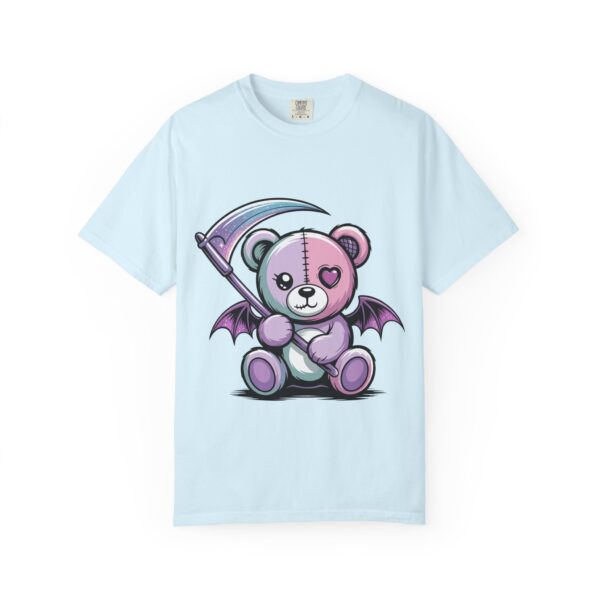 Pastel Goth Teddy Bear T-Shirt – Cute Dark Aesthetic Bear with Scythe | Creepy Cute Kawaii Goth Graphic
