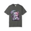 Pastel Goth Teddy Bear T-Shirt – Cute Dark Aesthetic Bear with Scythe | Creepy Cute Kawaii Goth Graphic