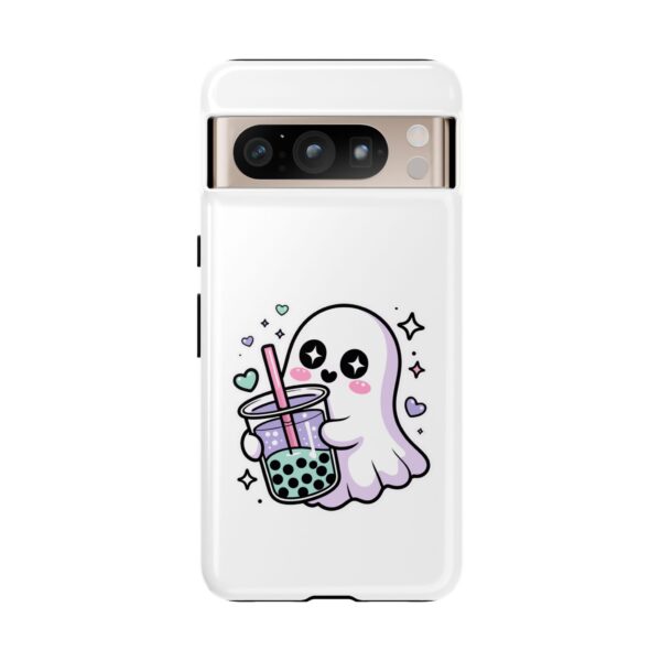 9854591070871228172_2048.jpeg Cute Ghost Boba Phone Case – Kawaii Bubble Tea Ghost Cover | Spooky Cute Aesthetic Case