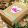 Retro Angel Sticker – Pastel Aesthetic Angelcore Vinyl Sticker | Cute Laptop & Water Bottle Decal