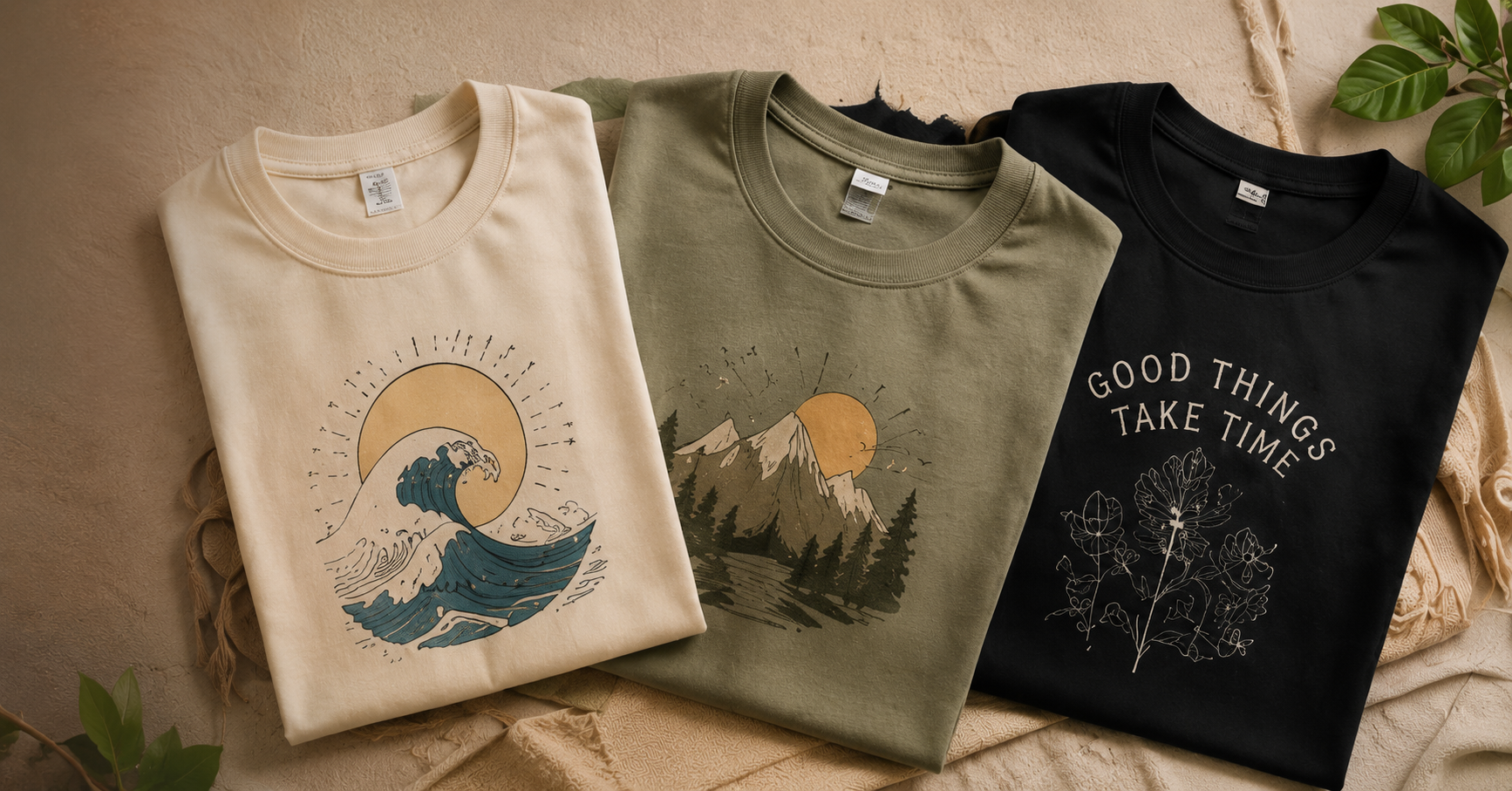 Graphic t-shirts featuring original artistic designs and illustrations for everyday wear and gifting
