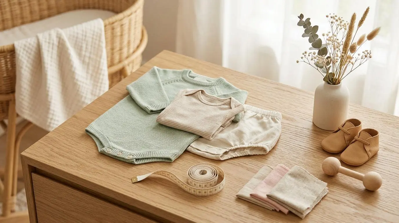 Baby bodysuits and children's apparel featuring cute family-inspired designs.